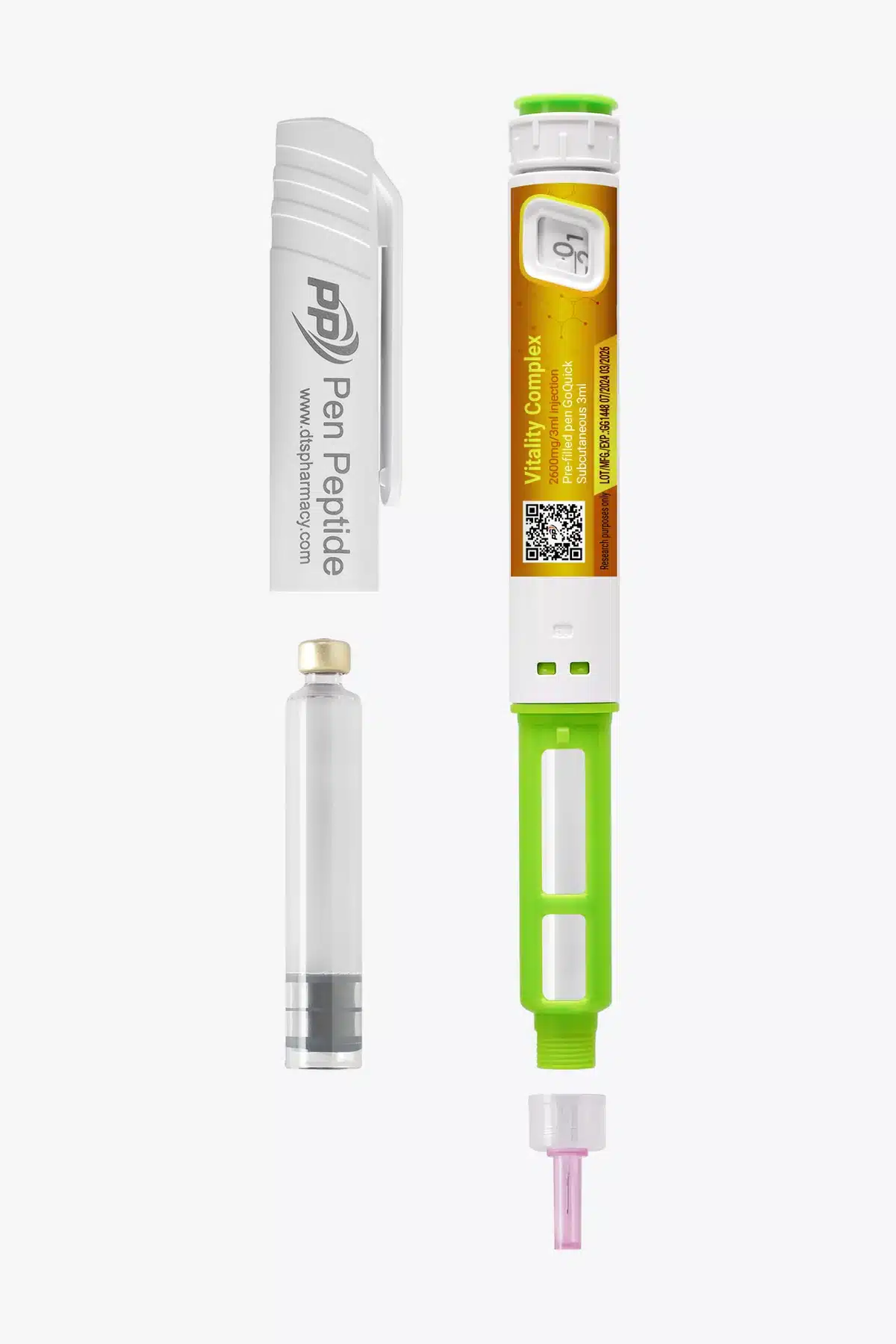 vitality-complex-pen Vitality Complex | Glutathione, NMN & Resveratrol 2600mg/3ml — изображение 1